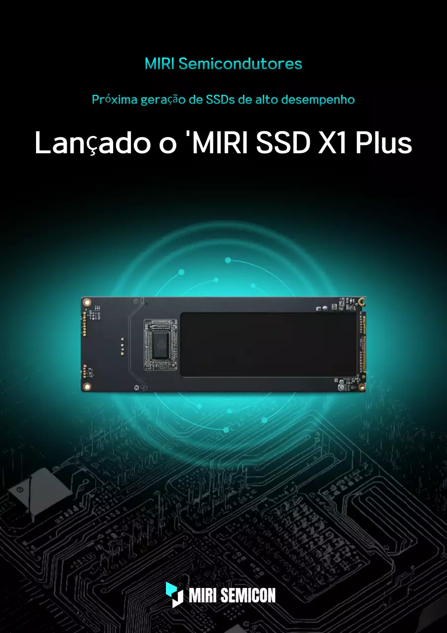 Promoção de produtos semicondutores modernos azul-celeste