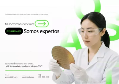 Anuncio de semiconductores modernos ecológicos
