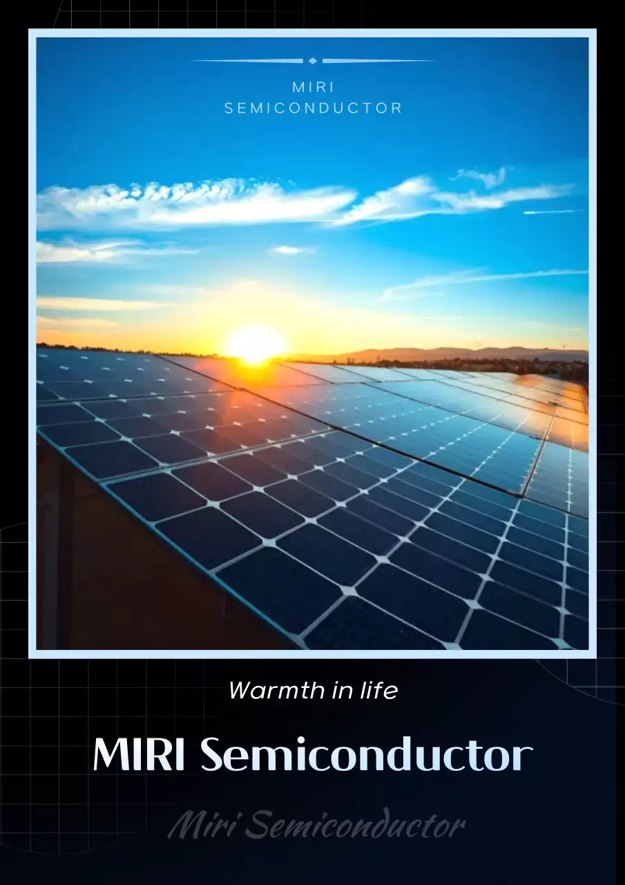 Anúncio de Energia Moderna Azul