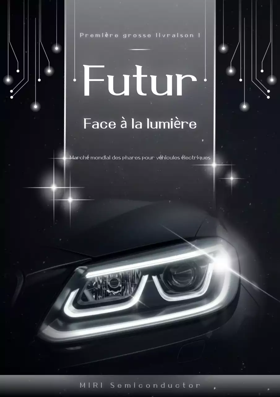 Publicité Cyber ​​Tech noire