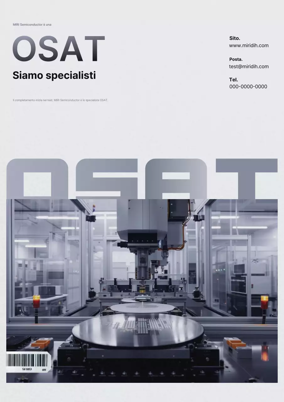 Pubblicità di Gray Modern Semiconductor