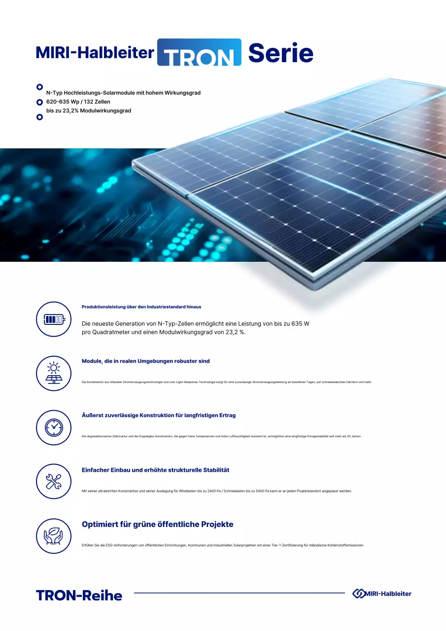 Blaue moderne Energiewerbung