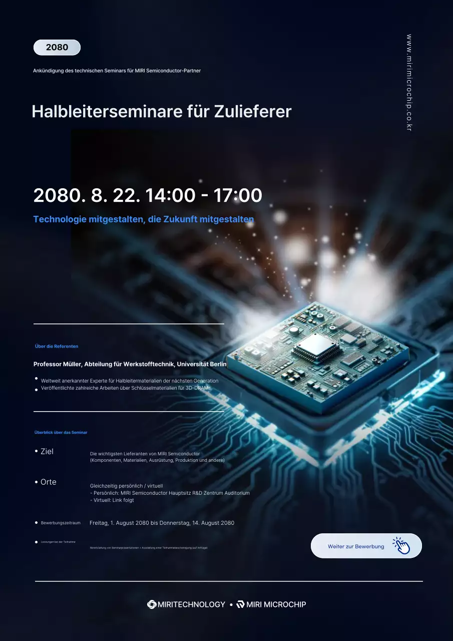 Leitfaden für das Blue Modern Technology-Seminar