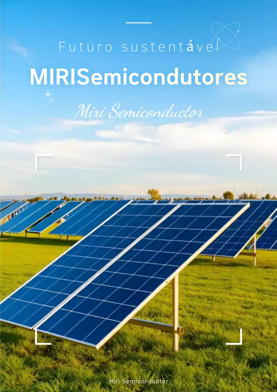 Anúncio Solar Moderno Azul