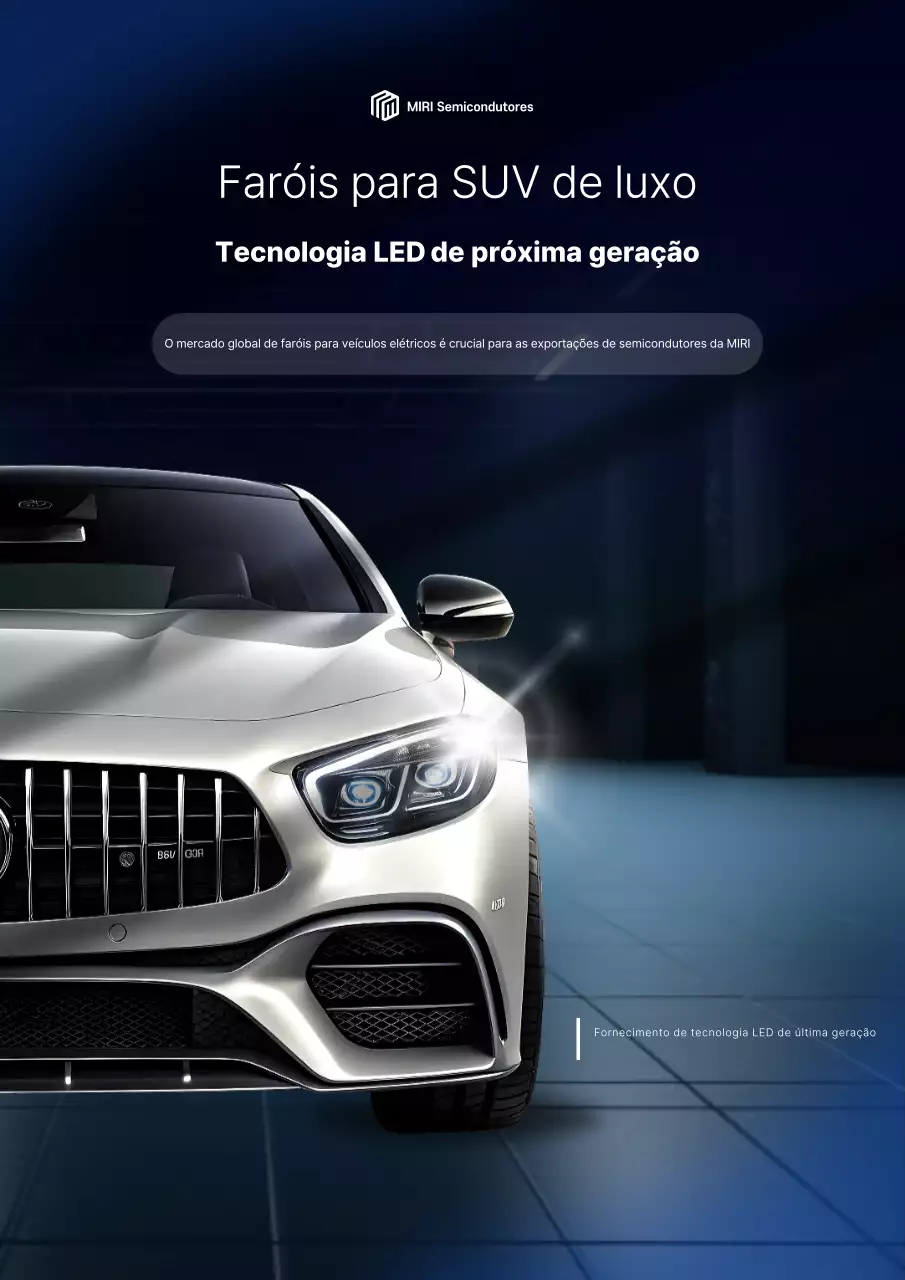Propaganda de carro preto moderno