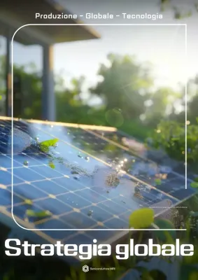 Pubblicità sull'energia solare moderna e verde