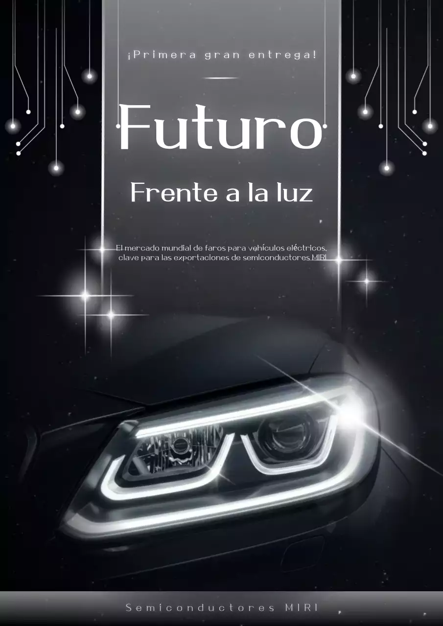 Anuncio de tecnología cibernética negra