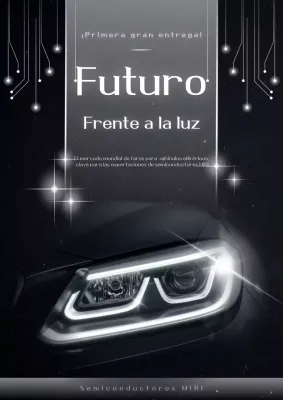 Anuncio de tecnología cibernética negra