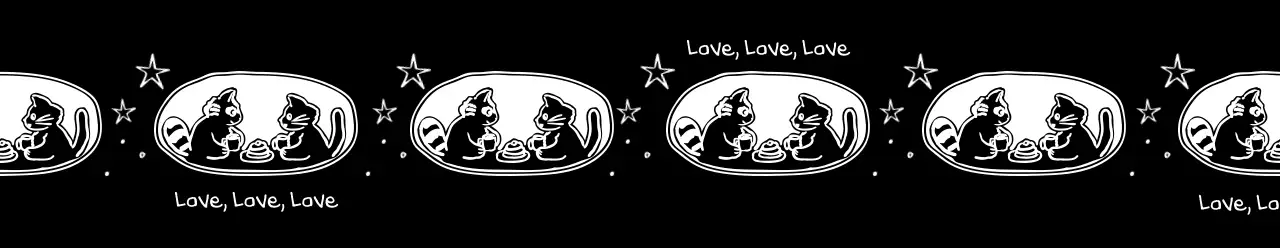 검정 빈티지 만화 홍보