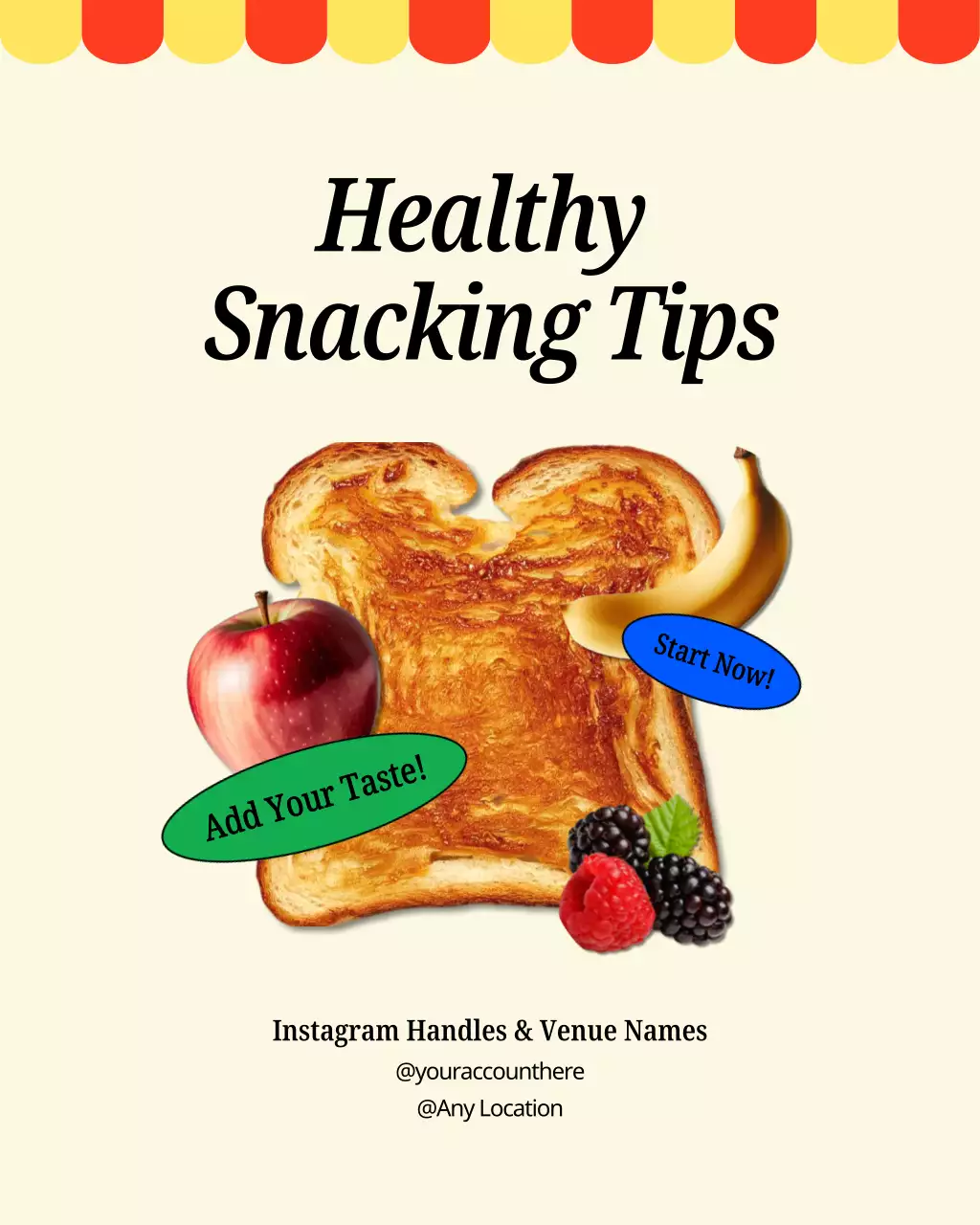 Beige Retro Snacking Promotion