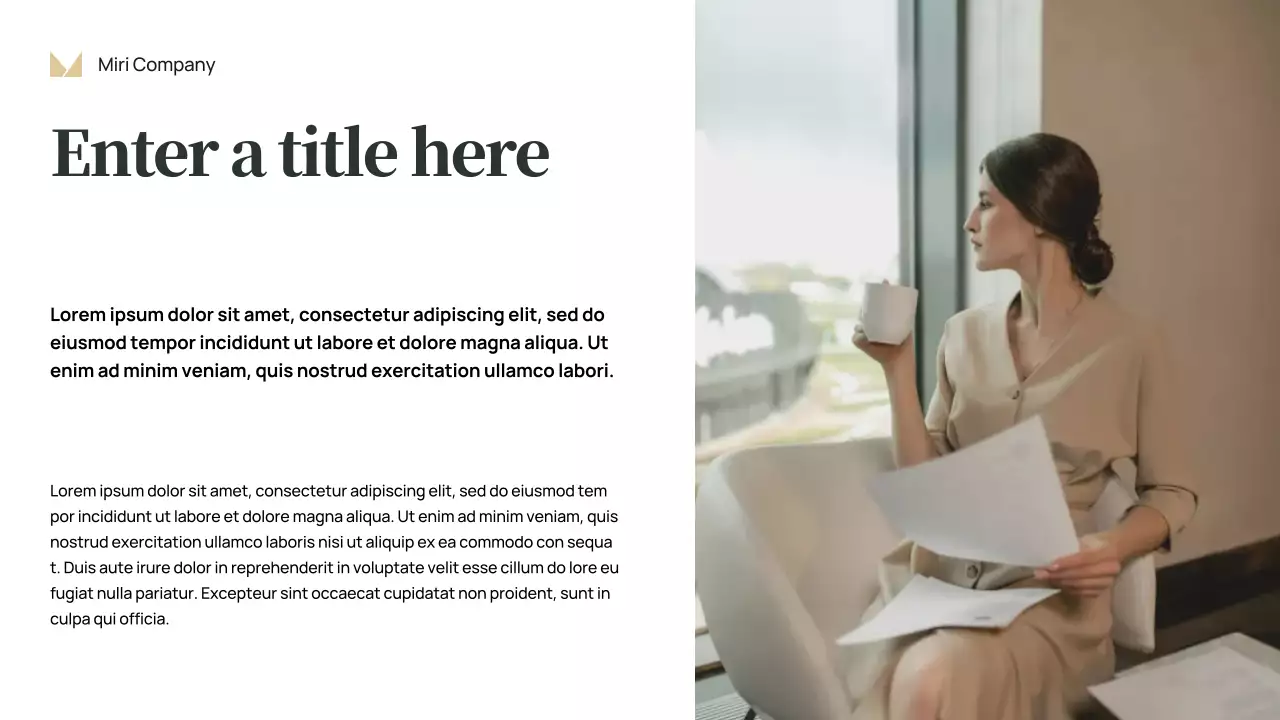 red classic business presentation