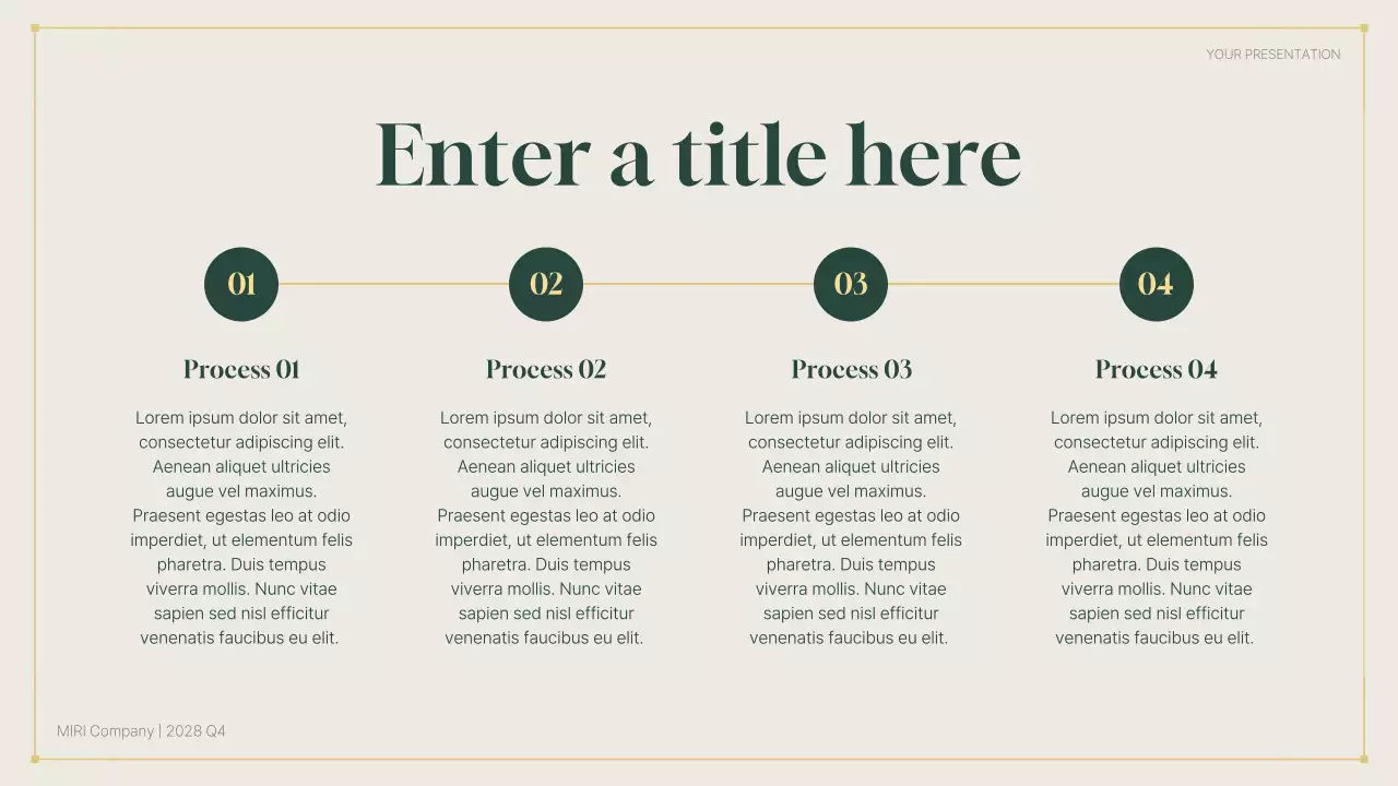 green modern business report