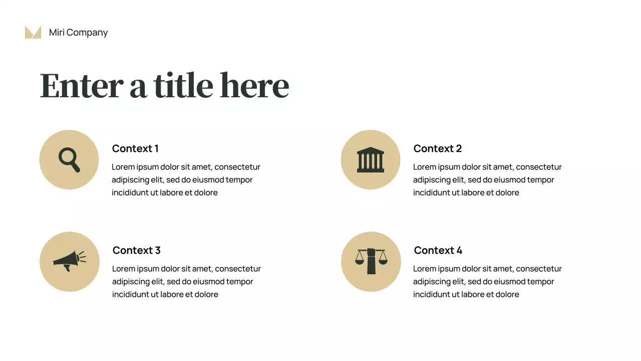 red classic business presentation