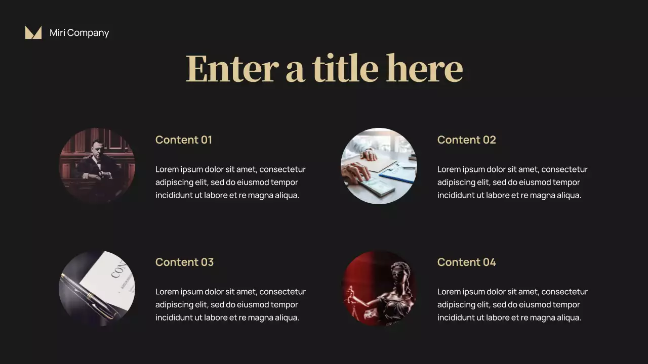 red classic business presentation