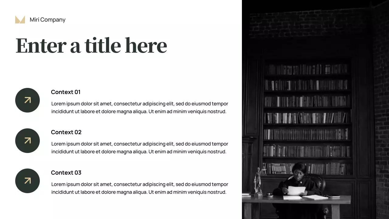 red classic business presentation