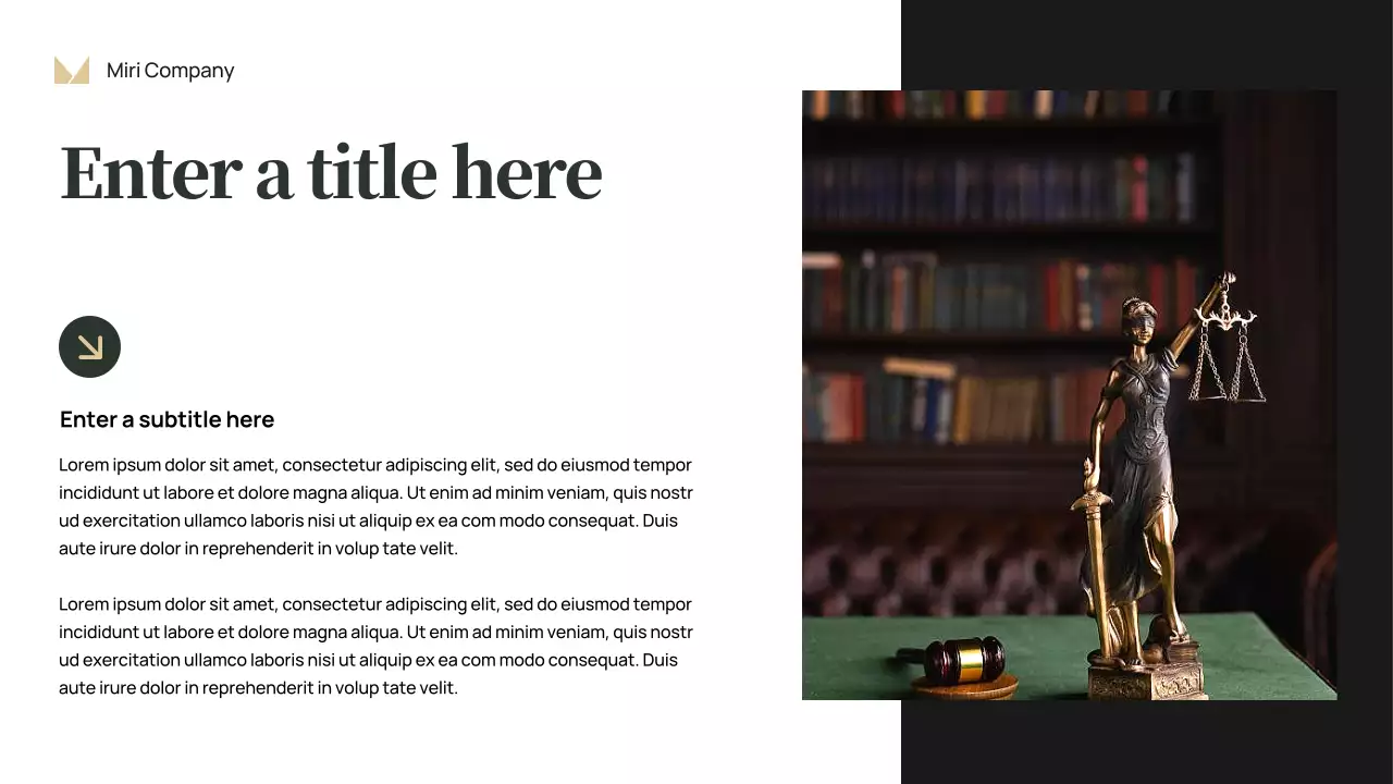 red classic business presentation