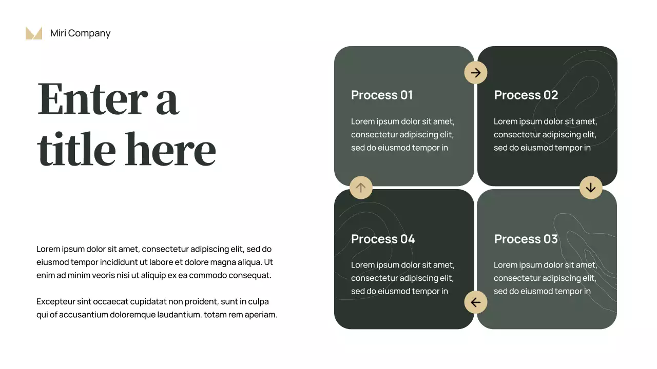 red classic business presentation