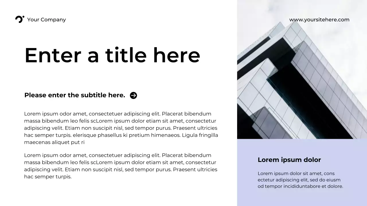 black modern marketing report