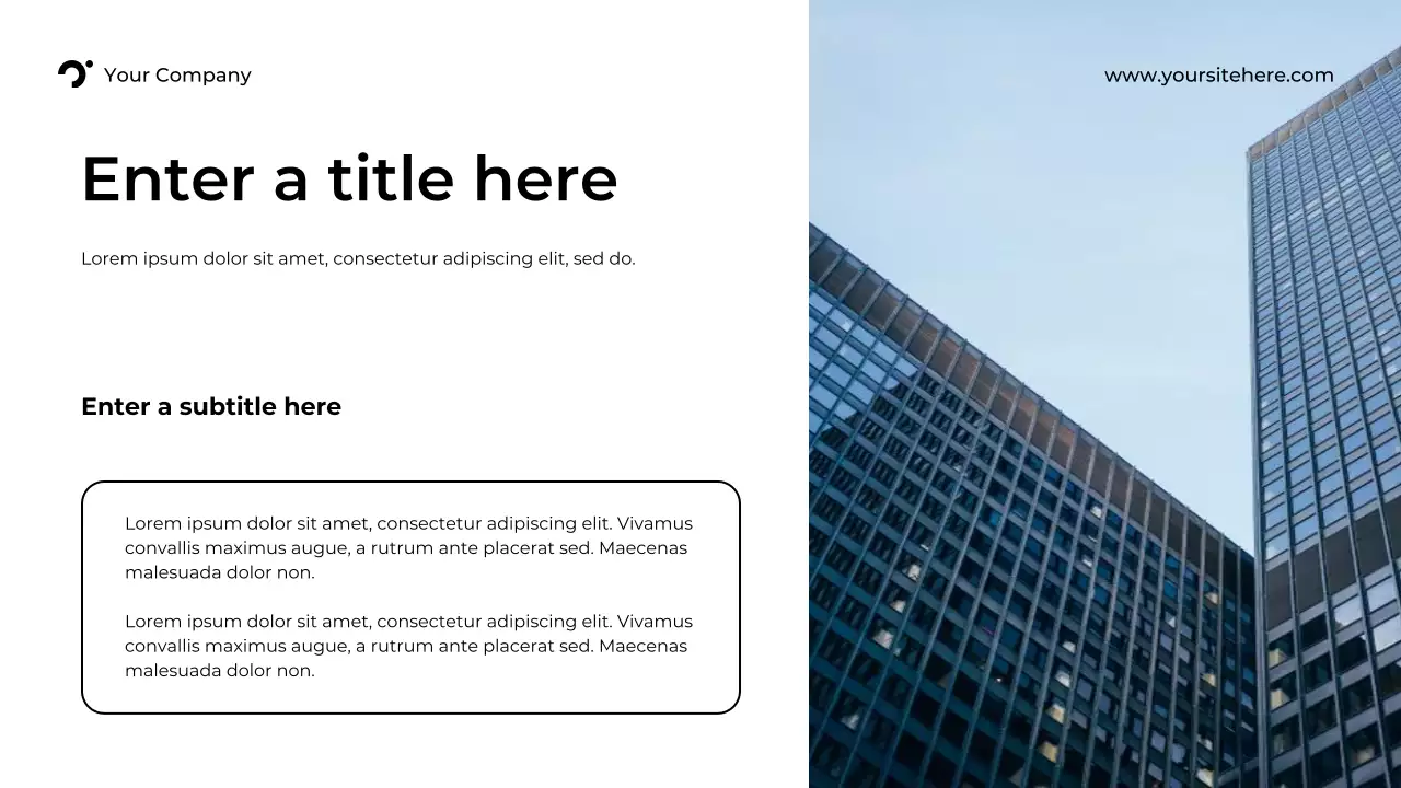 black modern marketing report