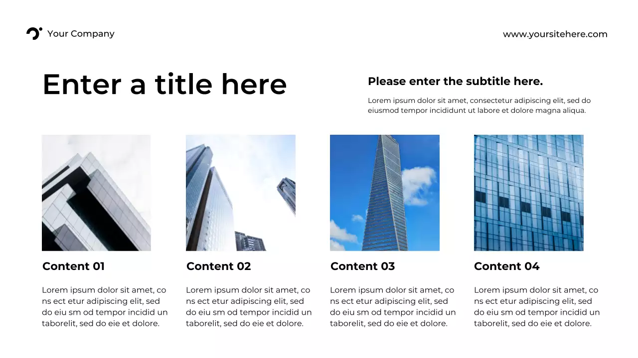 black modern marketing report