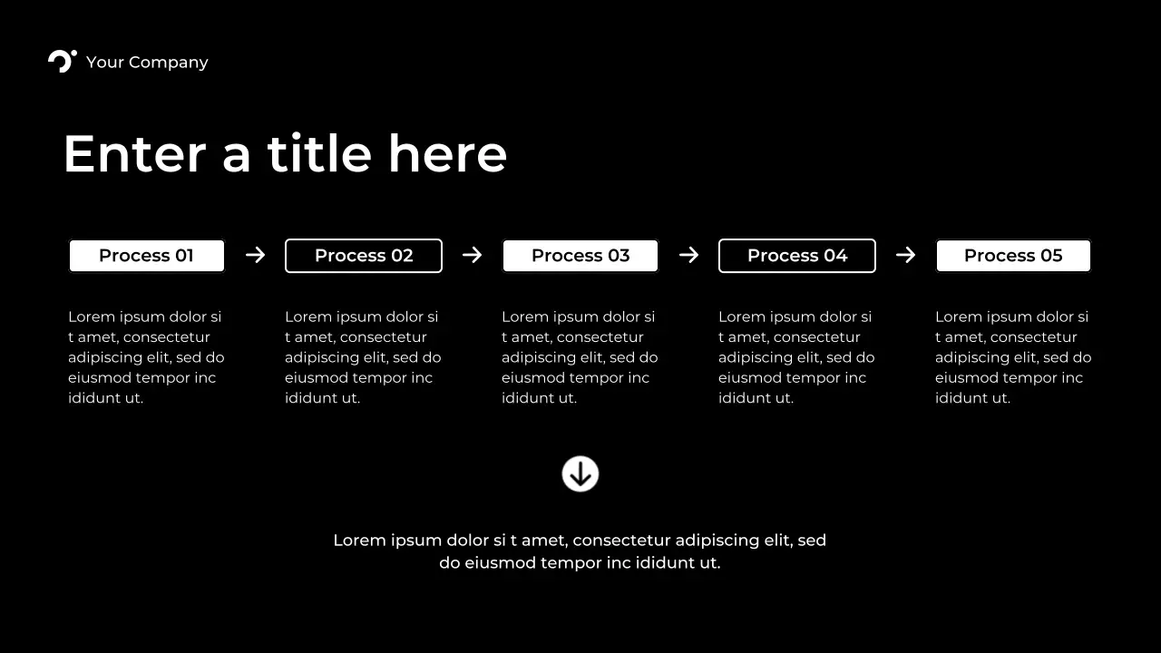 black modern marketing report