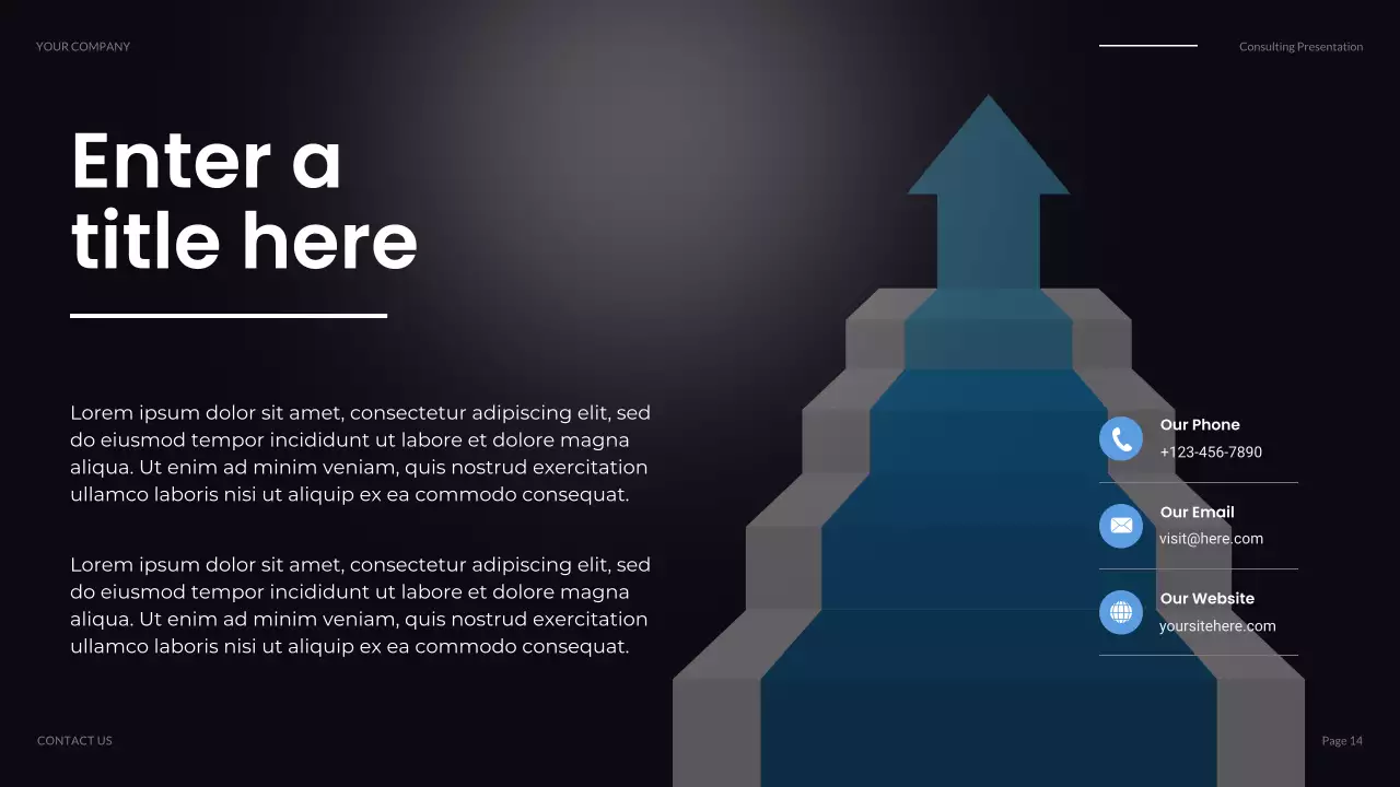 grey modern IT presentation