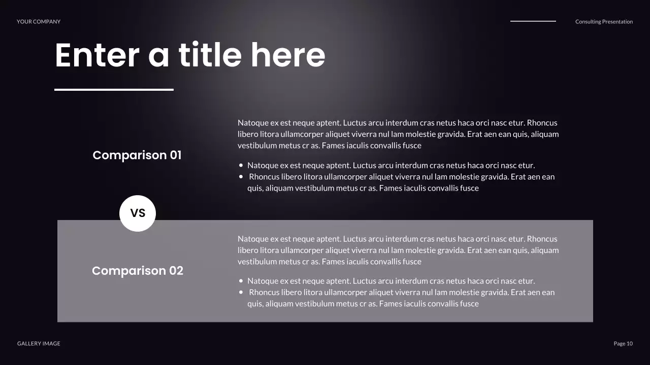 grey modern IT presentation