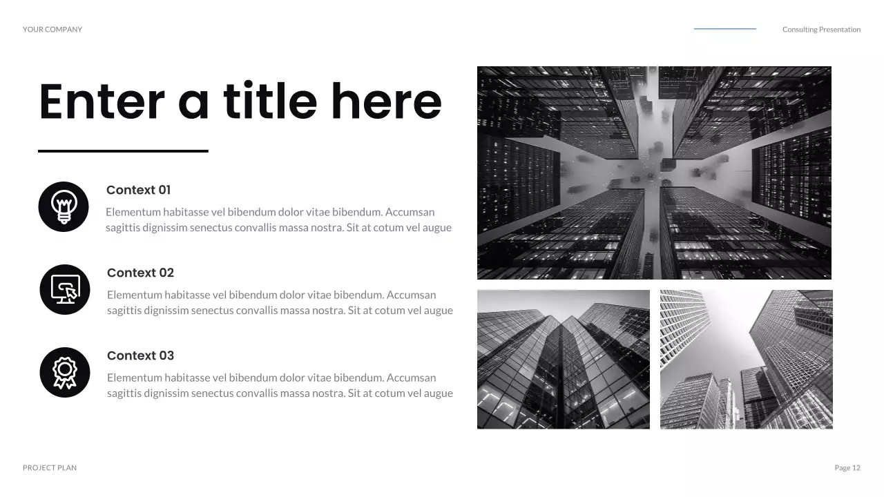 grey modern IT presentation