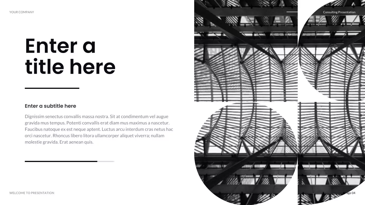 grey modern IT presentation