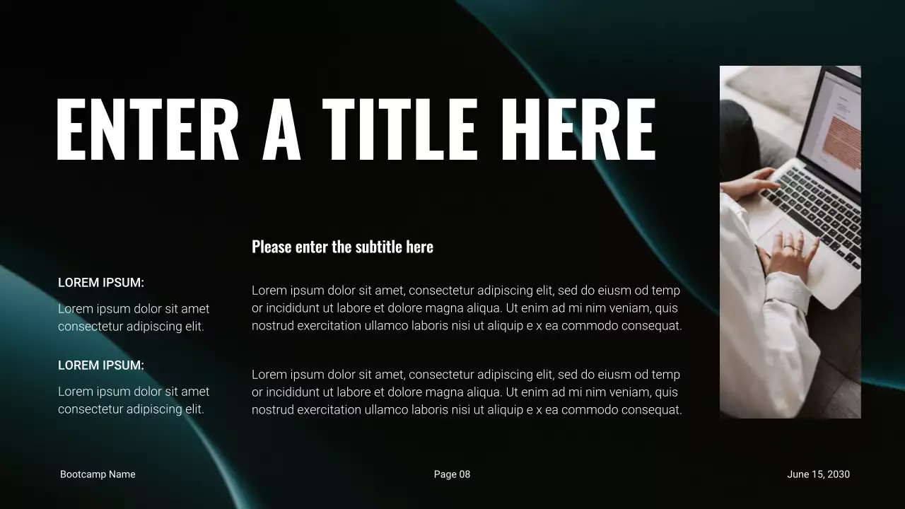 hướng dẫn bảo mật hiện đại màu xanh ngọc