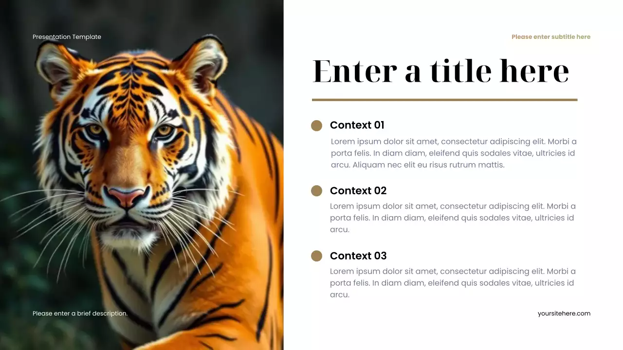 brown minimalist animal presentation