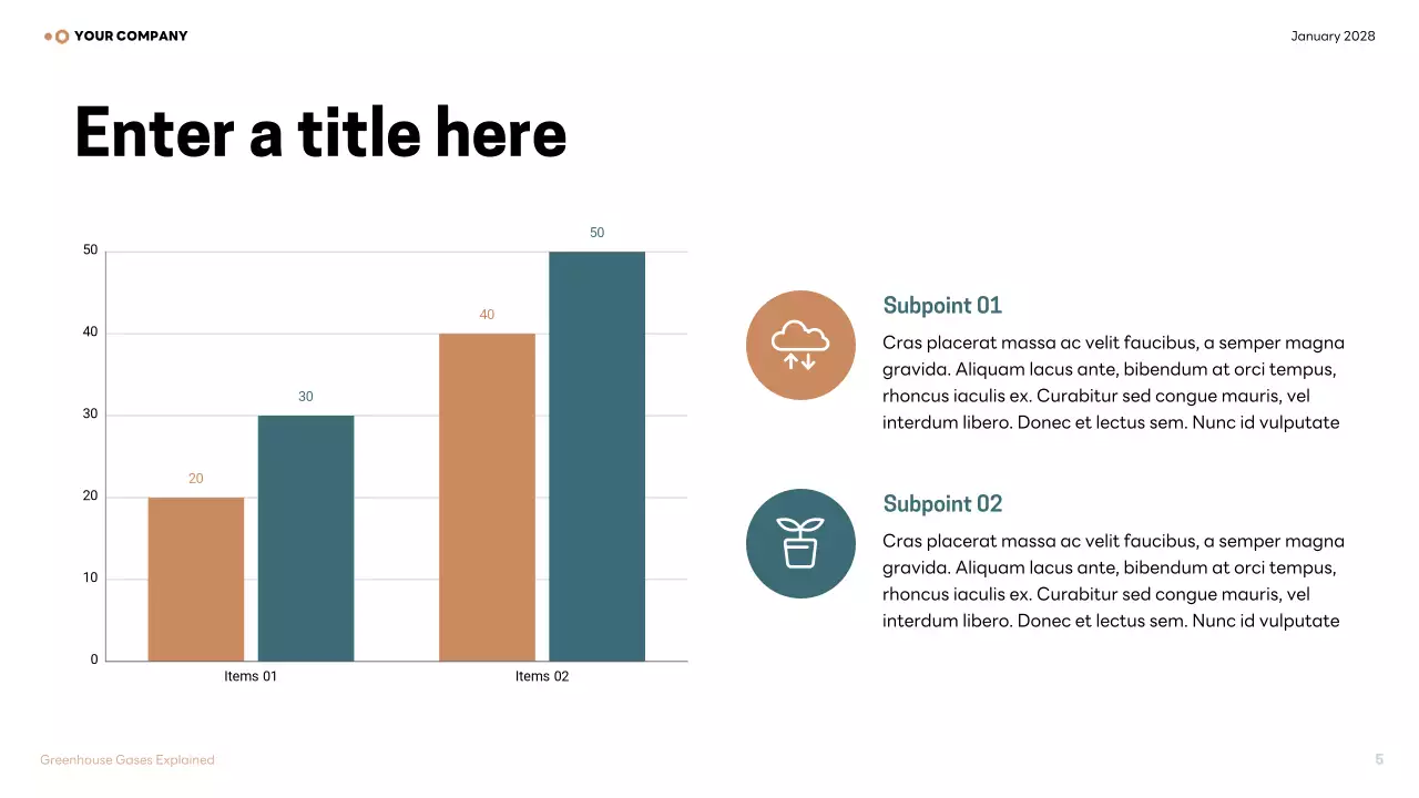brown modern climate lecture