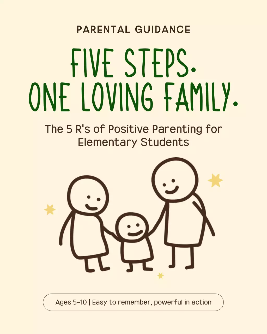 Beige Simple Parenting Guide Instagram Post