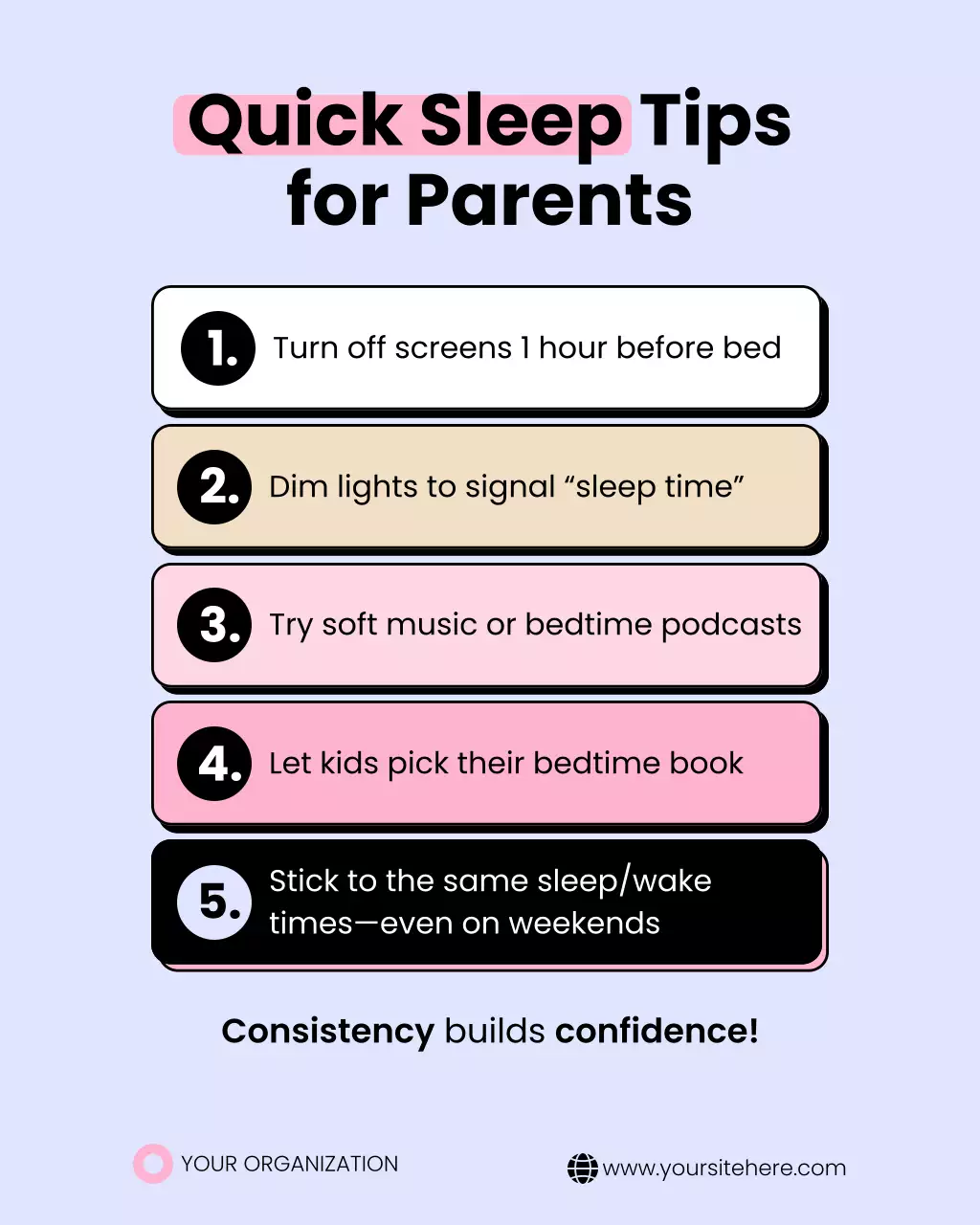 Minimalist Modern Sleep Guide Instagram Post