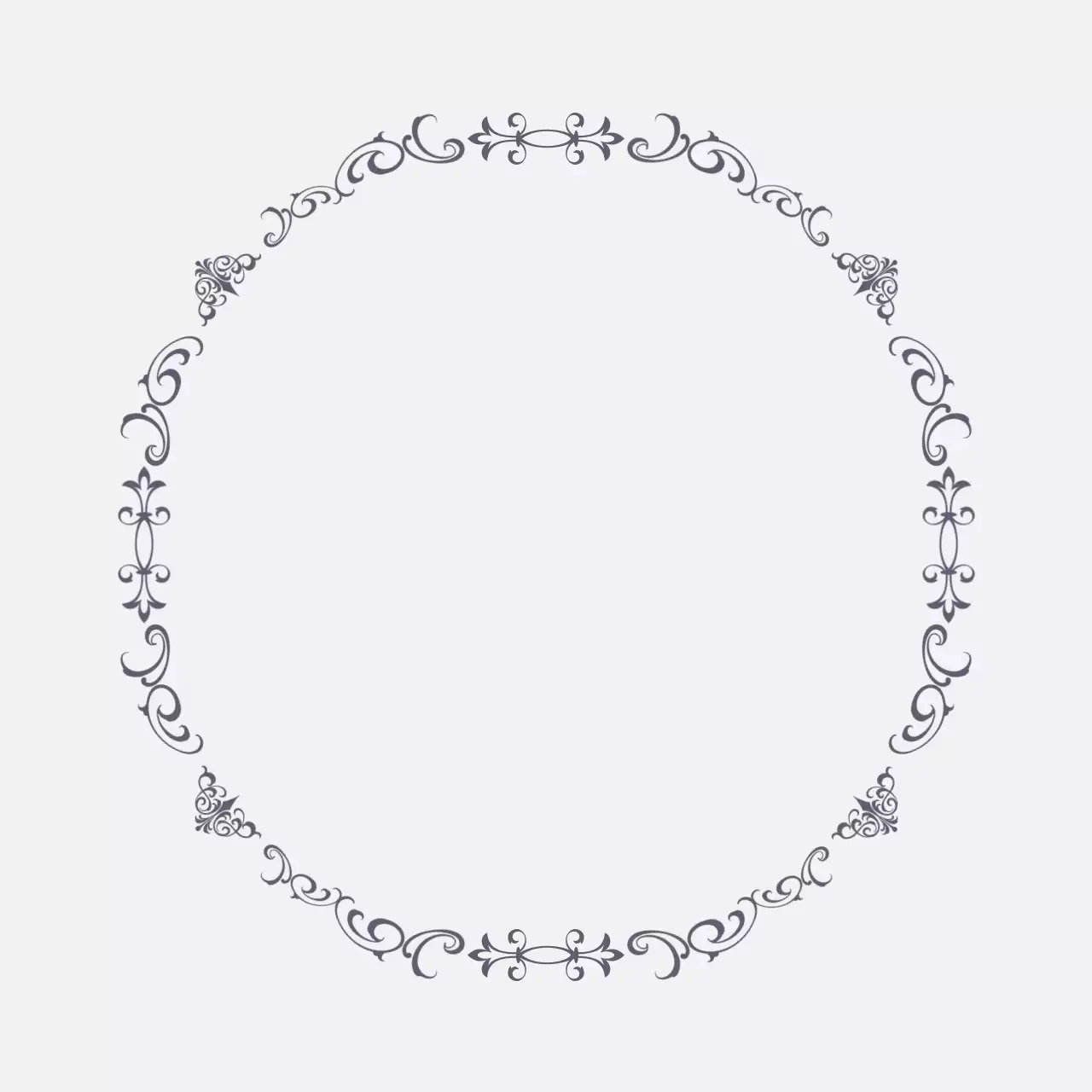 シルバー 上品 装飾 フレーム