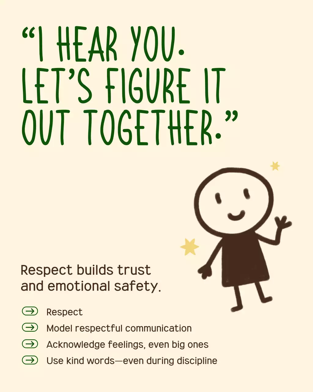 Beige Simple Parenting Guide Instagram Post