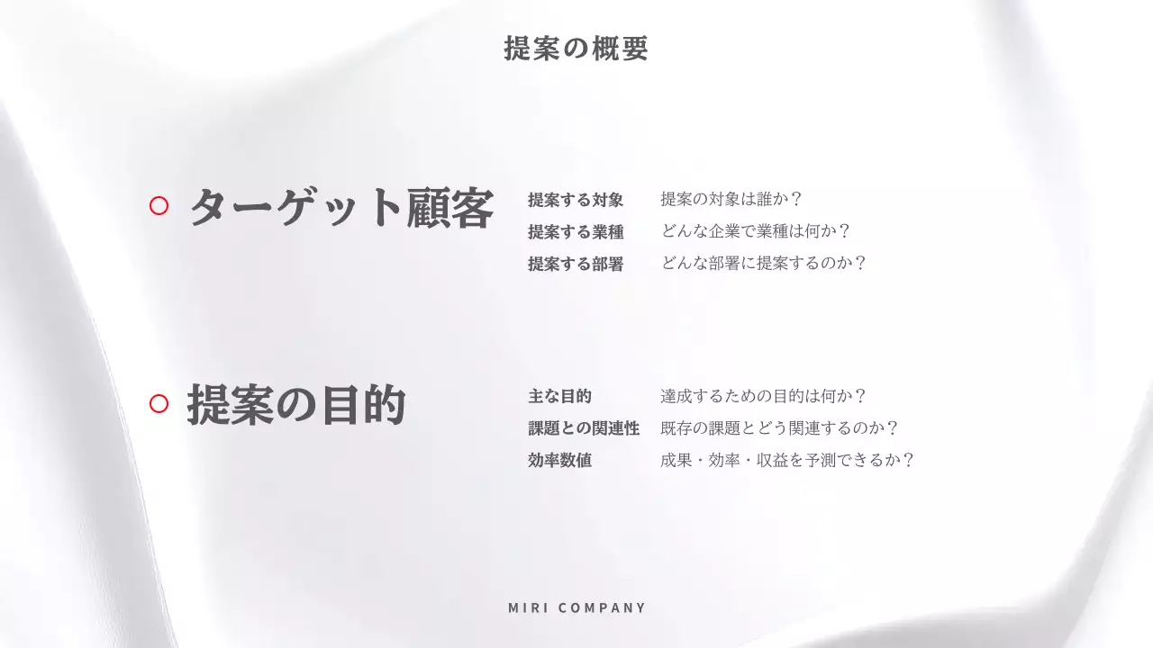 白 シンプル ビジネス 企画書
