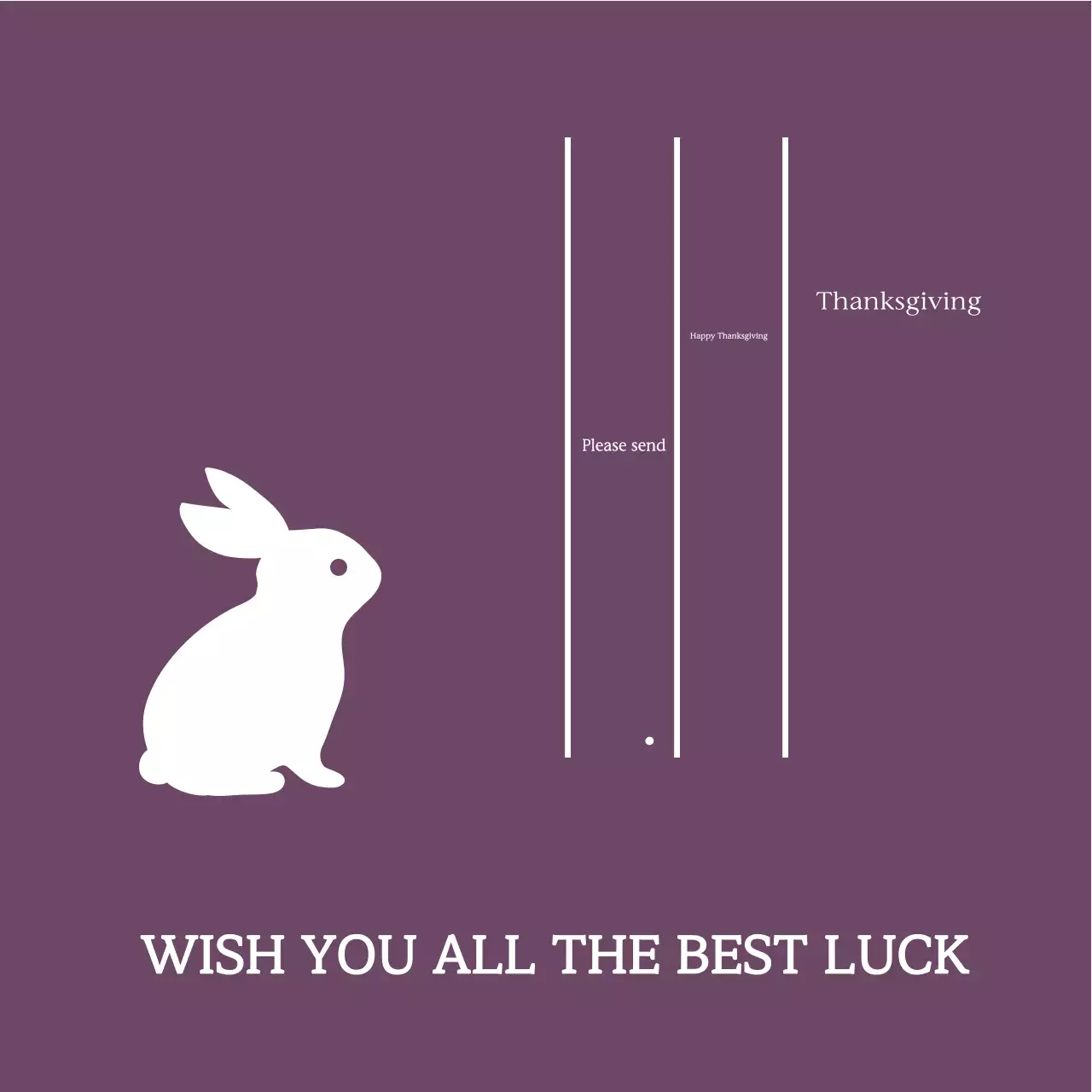 Lời chào mừng Chuseok với hình bóng động vật đơn giản