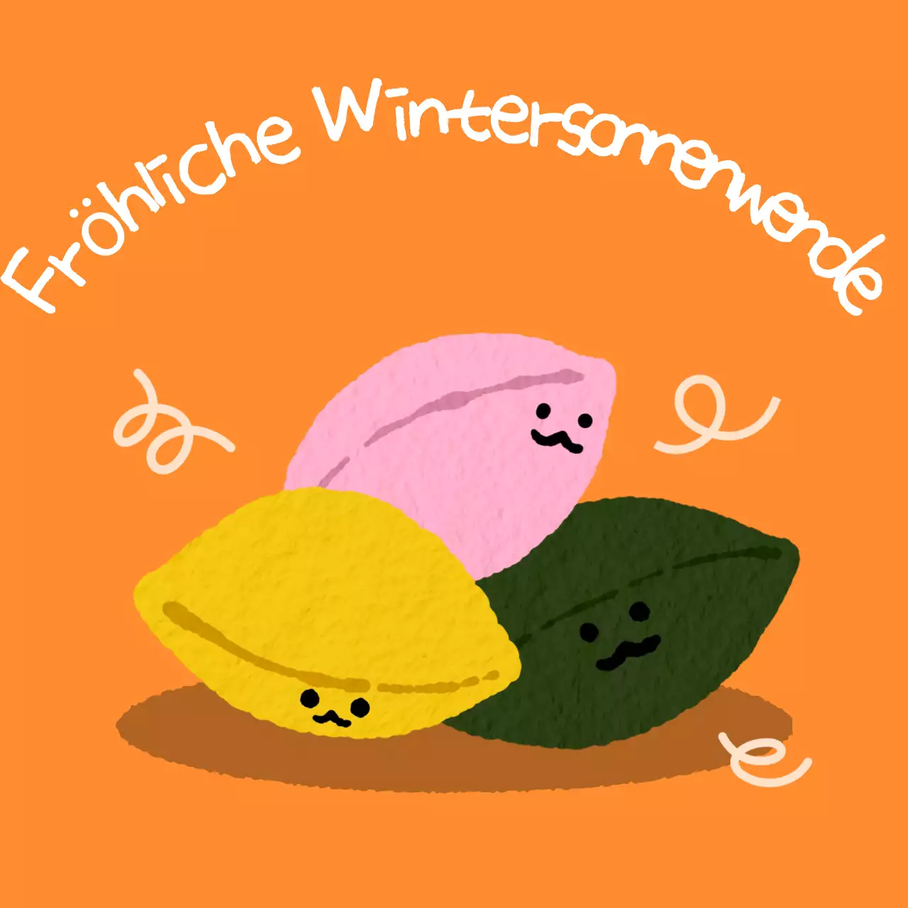 Ein süßer Songpyeon Chuseok-Gruß