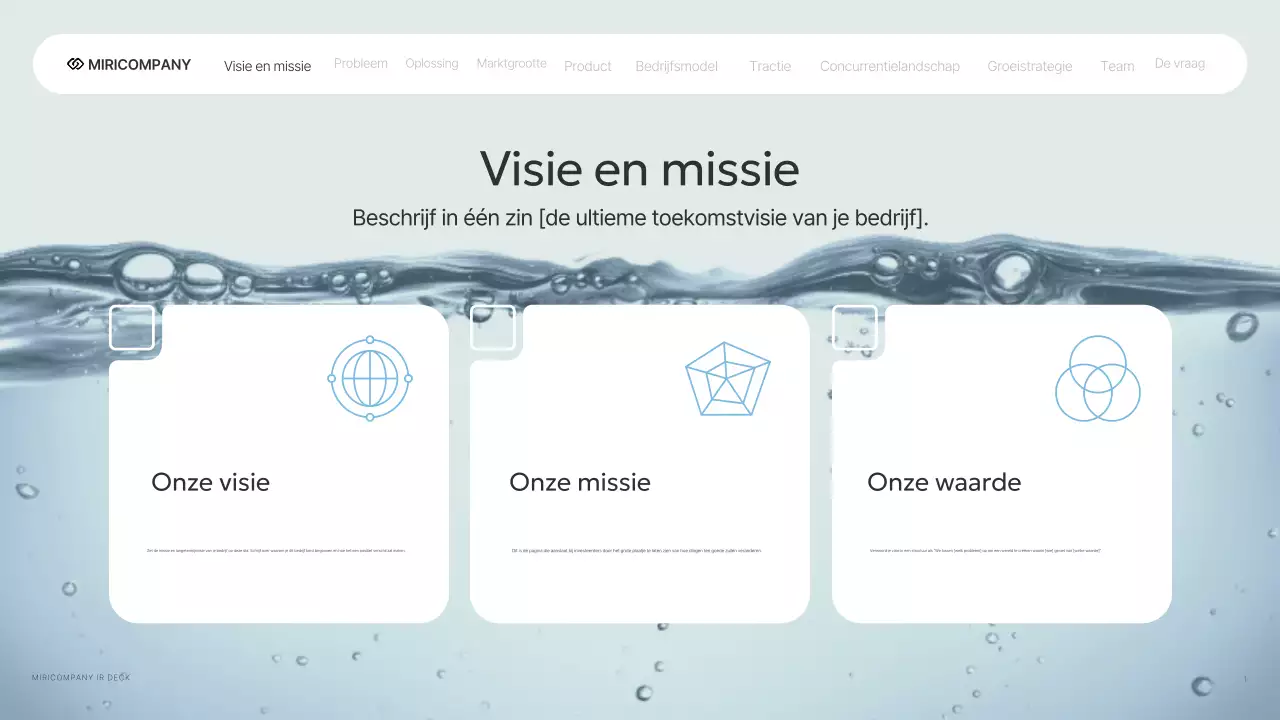 Grijs Modern IR Bedrijfsrapport
