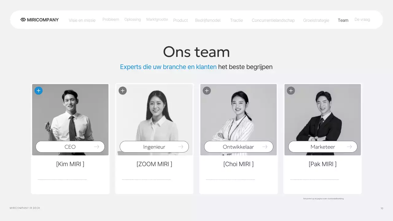 Grijs Modern IR Bedrijfsrapport