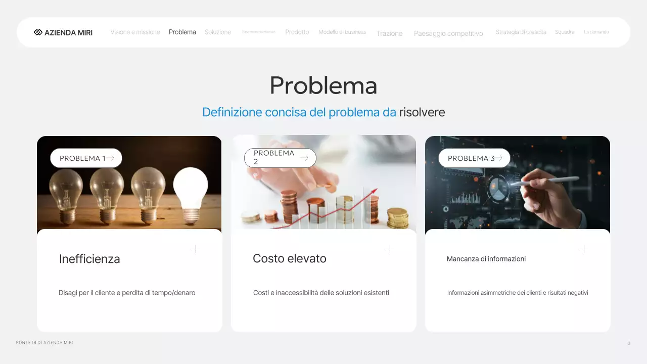 Rapporto aziendale IR moderno grigio