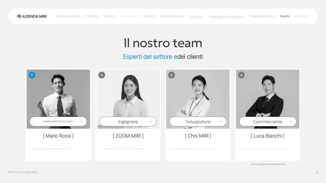 Rapporto aziendale IR moderno grigio