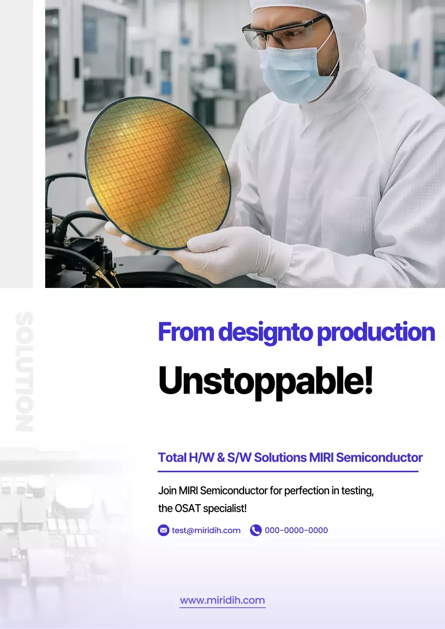 Quảng cáo White Modern Semiconductor