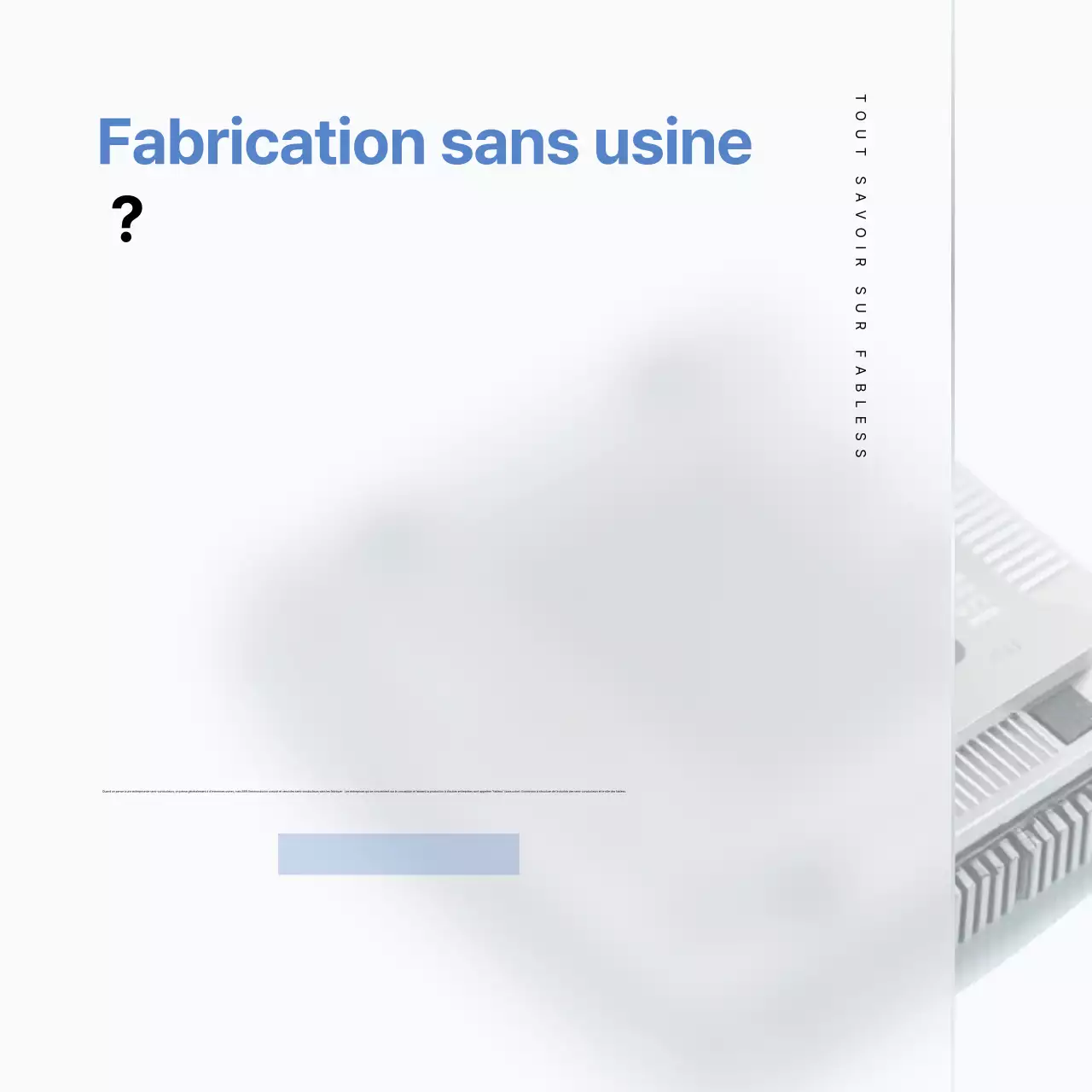 Transmission d'informations sur les semi-conducteurs modernes gris