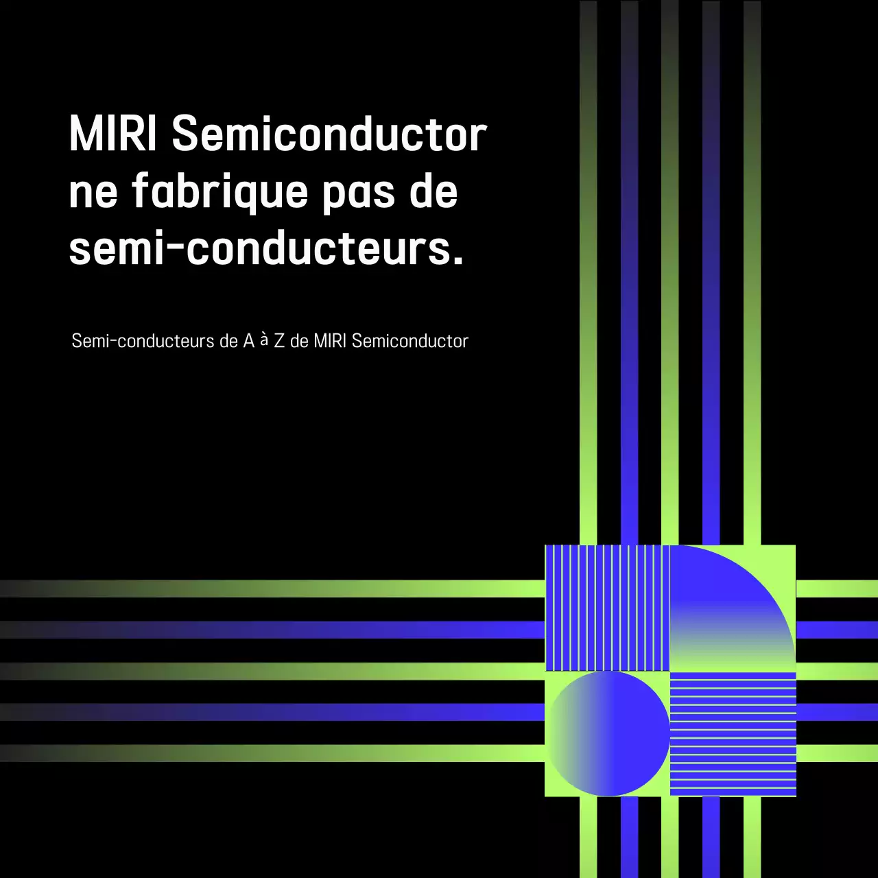 Publicité technologique moderne noire