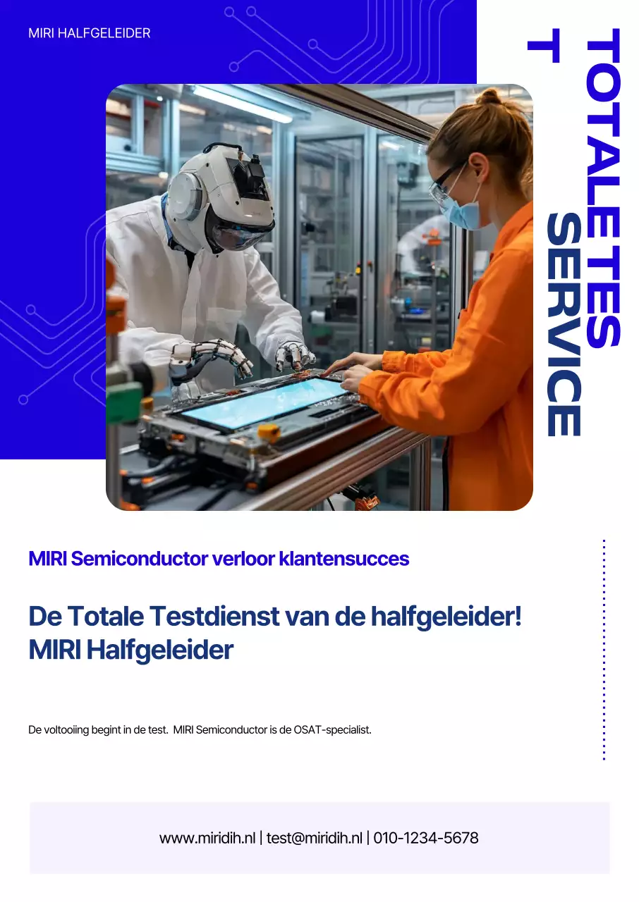 Advertentie voor Blue Modern Semiconductor