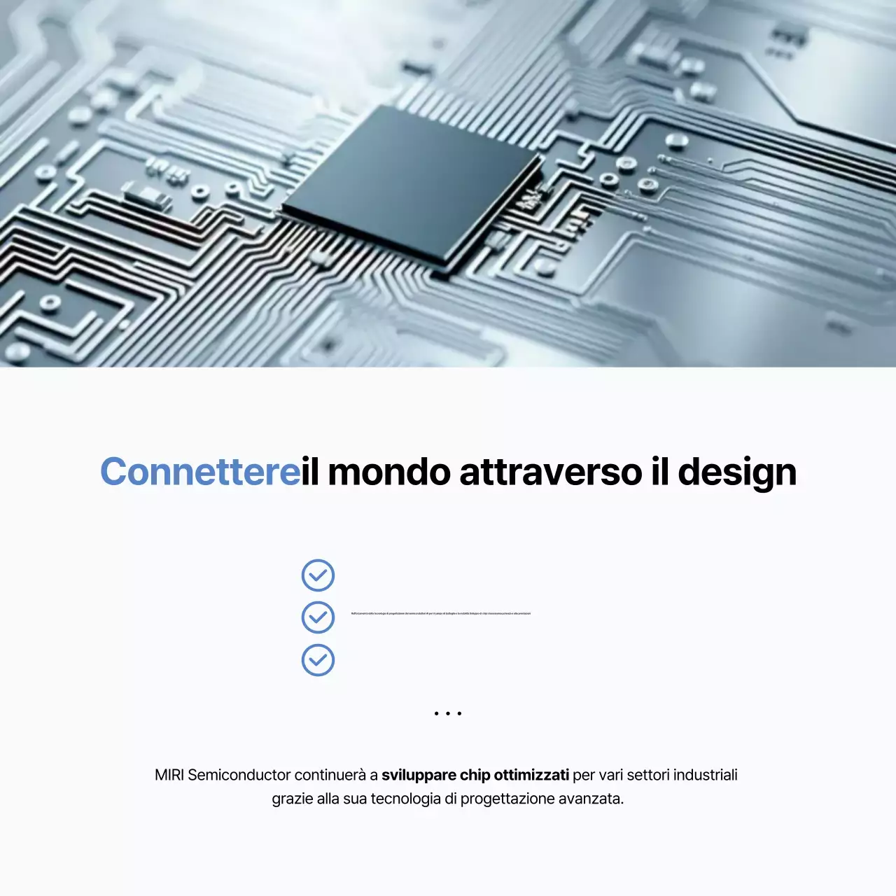 Trasmissione di informazioni sui semiconduttori moderni grigi