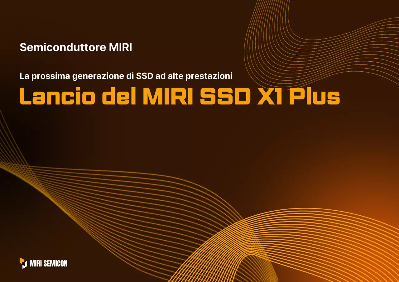 Promozione della tecnologia moderna arancione