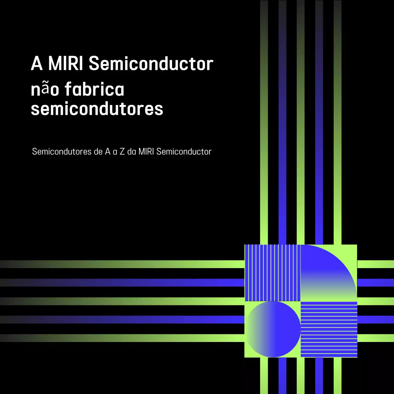 Anúncio de tecnologia moderna em preto